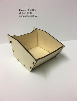 French Cleat Aufbewahrungsbox schräge Sichtlagerbox - Delmenhorst