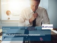 Leiter Produktentwicklung Finanzwesen - Karlsruhe