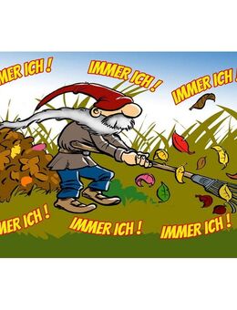 Lustiges Blechschild Immer ich 20x30 cm - Berlin