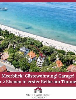 Meerblick! Gästewohnung! Garage! Penthouse über 2 Ebenen in erster Reihe am Timmendorfer Strand - Timmendorfer Strand
