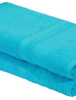 my home Saunatuch Vanessa, als Set und Serie erhältlich, 2 Saunatücher, 80x200cm, Walkfrottee (Set, 2-St), Handtücher mit Bordüre, 100% Baumwolle, einfarbig, weich