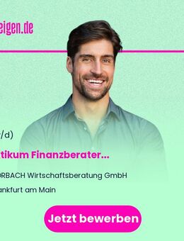 Praktikum Finanzberater (m/w/d) - Jena