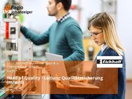 Head of Quality - Leitung Qualitätssicherung (m/w/d) - Bochum