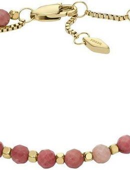 Fossil Armband Schmuck Geschenk Metall Edelstahl JEWELRY, mit Amethyst, Tigerauge, Rhodochrosit