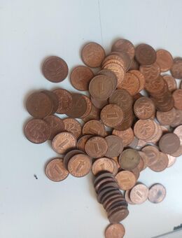 1 Pfennig Münzen D aus denn 1980er Jahren - Neuhaus (Inn)