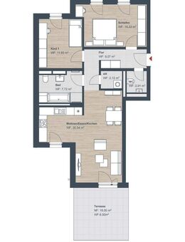 Sonnige SW-Terrasse, privater Garten, familienfreundlich, Lift + TG, Nähe Pegnitzgrund - Röthenbach (Pegnitz)