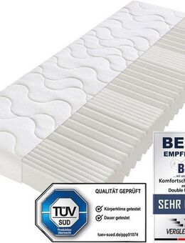 Komfortschaummatratze Double Deluxe Matratze 20, Matratze in 90x200 cm und weiteren Größen, Beco, 20 cm hoch, Matratze vom TÜV Süd getestet*, über 2.000 5-Sterne-Bewertungen!