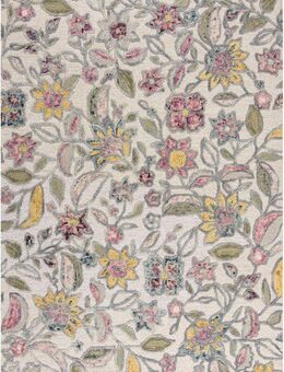 FLAIR RUGS Wollteppich Tania Floral, rechteckig, Höhe: 19 mm, mit verspieltem Blumen-Design