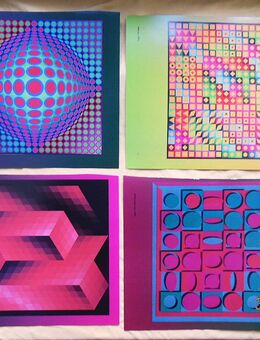 Victor Vasarely - 4 Bogen - München Maxvorstadt