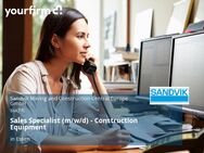 Sales Specialist (m/w/d) - Construction Equipment - Essen