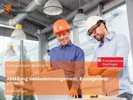 Abteilung Gebäudemanagement, Bauingenieur (m/w/d) - Reutlingen