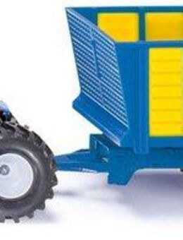 Siku Spielzeug-Traktor SIKU Farmer, New Holland T mit Silagewagen (1947)