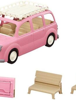 Sylvanian Families Spielzeug-Auto Spielset Familienauto mit Picknickzubehör (5535)