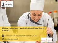 Bäcker / Konditor / Koch als Maschi­nen­führer (m/w/d) - Großeutersdorf
