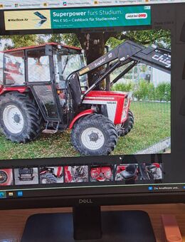 Lindner Traktor 420SA mit Mauser Kabine und Industriefrontlader - Maitenbeth