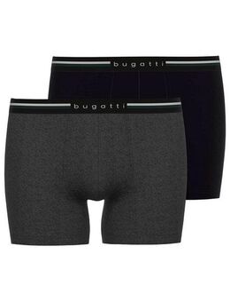 bugatti Lange Unterhose Neapel (2er Pack) bequem, lang, eng, atmungsaktiv, Baumwollmix, elastisch, basic