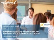 Anerkennungspraktikum im Rahmen der Ausbildung zur/m Erzieher/in (AP) (w/m/d) - Remseck (Neckar)