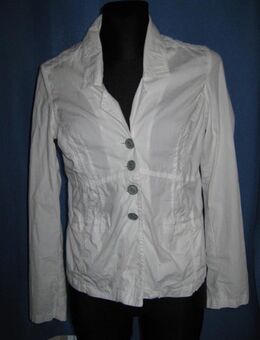 NEU * Stylisch * edel * ungewöhnlich und gut für Allergiker * ALOE VERA * Kostüm * Anzug * Blazer "heine" Gr. 34/ XS * weiß * - Riedlingen