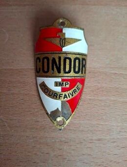 Condor Fahrrad Steuerkopf CH Schild Emblem - Volketswil