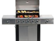 Gasgrill 5 2 BBQ GRILLWAGEN Edelstahl Brenner mit 2 Seitenkocher Set253232 - Wuppertal