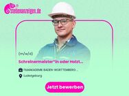 Schreinermeister*in oder Holztechniker*in (m/w/d) für die Werkstatt Szenenbild - Ludwigsburg