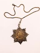 Historischer Schützenorden mit Kette, um 1920 in 01099
