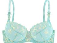 LASCANA Bügel-BH mit transparenter Stickerei-Spitze, Dessous