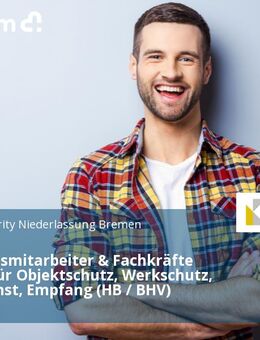 Sicherheitsmitarbeiter & Fachkräfte (m/w/d) für Objektschutz, Werkschutz, Revierdienst, Empfang (HB / BHV) - Dornum