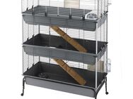 Ferplast Kleintierkäfig Vital 120 3-stöckig - L 120 x B 60 x H 167 cm