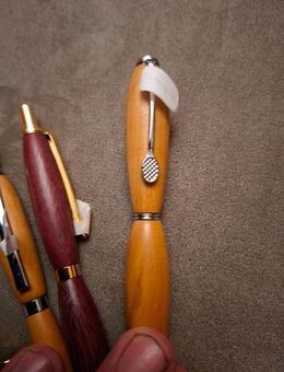 Handgearbeite Kugelschreiber Gedrechselt diverse Hölzer - Hamburg