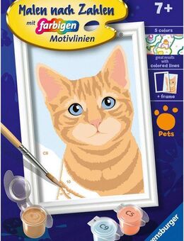 Ravensburger Malen nach Zahlen CreArt, Niedliche Katze, Made in Europe