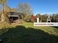 IMMOBERLIN.DE - Hübscher Gartenbungalow auf Eigenland in Tiergartensiedlung Oranienburg - Oranienburg