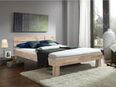 Bett 90 x 200 cm Wildeiche massiv Sonoma AR-090 in 32278
