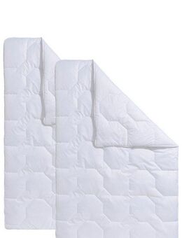 Beco Kunstfaserbettdecke Bettdecken-Set Rügen, 135x200 oder 155x220 cm, Sommer oder Winter, Füllung: Polyester, Bezug: Microfaser, Bettdecke im 2-tlg. Spar-Set!