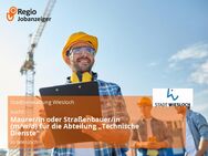 Maurer/in oder Straßenbauer/in (m/w/d) für die Abteilung „Technische Dienste“ - Wiesloch