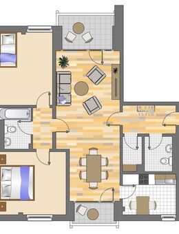3-Zimmer-Wohnung in Düsseldorf Hassels - Düsseldorf