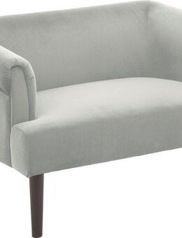 ATLANTIC home collection 1,5-Sitzer Charlie, XXL-Sessel mit Samtveloursbezug, mit Wellenunterfederung