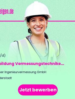 Ausbildung Vermessungstechniker*in (m/w/d) - Filderstadt