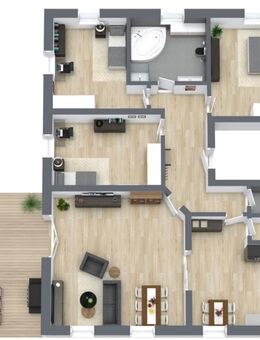 Großzügige 4-Zimmer-Erdgeschosswohnung mit Terrasse, Garage & Stellplatz in Laaber! - Laaber