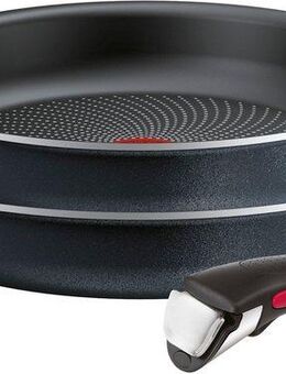 Tefal Pfannen-Set Ingenio So'Light, Aluminium (Set, 3-tlg), Light Tech Technology, abnehmbarer Griff, platzsparend, made in France