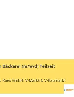 VerkäuferIn Bäckerei (m/w/d) Teilzeit - Kissing