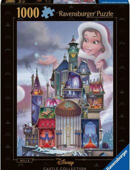 Ravensburger Puzzle Castle Collection - Disney Princess, Belle, 1000 Puzzleteile, Made in Germany