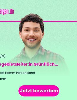 Sachgebietsleiter:in Grünflächenunterhaltung (m/w/d) - Hamm