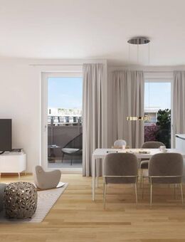 *Stilvoller Erstbezug mit Terrasse und Einbauküche - 1,5 Zi.-Neubauwohnung in ruhiger Wohnanlage* - Geretsried