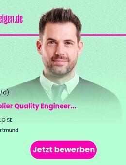Supplier Quality Engineer (w/m/d) - Dortmund