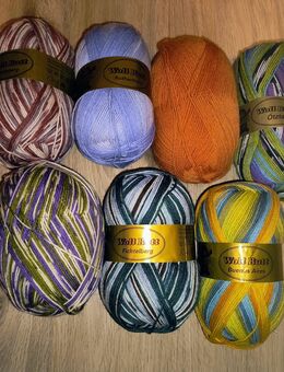 Sockenwolle 7x100gr Woll Butt - Kiel