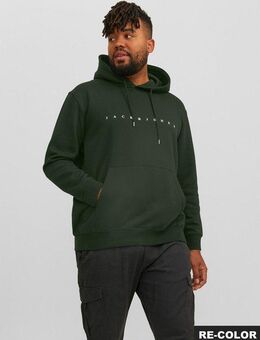 Jack & Jones PlusSize Kapuzensweatshirt JJESTAR JJ SWEAT HOOD NOOS PLS mit Kängurutasche