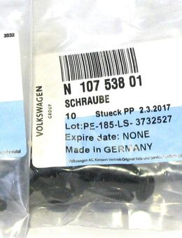 30 Stück - Original VW Schrauben N10753801 / N 107 538 01 - Neu + OVP - Biebesheim (Rhein)