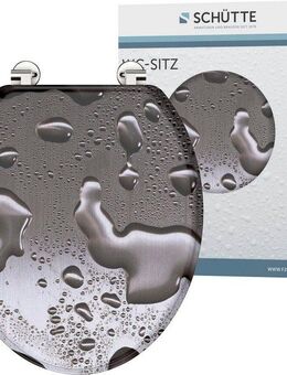 Schütte WC-Sitz Grey Steel, MDF-Holzkern