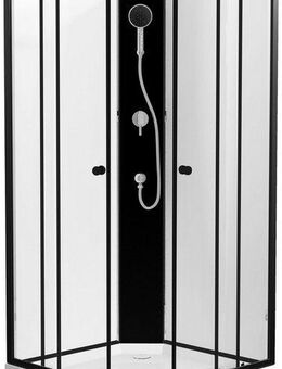Marwell Komplettdusche Factory, BxT: 85x85 cm, Einscheibensicherheitsglas, inklusive Armatur